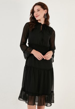 REGULAR FIT - Vestido informal - black