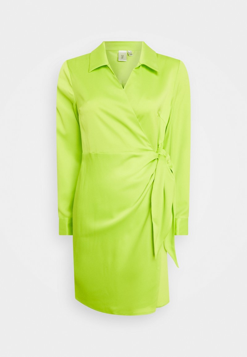 YAS Cocktail dress / Party dress - neon green - (Pre-owned) - Zalando