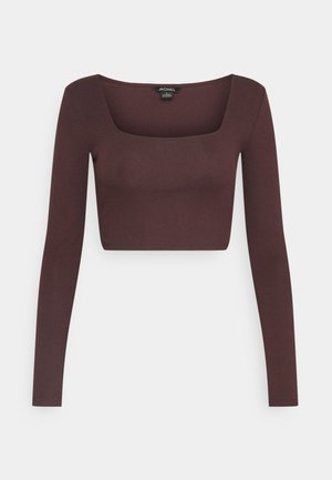 Long sleeved top - dark purple