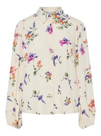 YASASINA SHIRT - Overhemdblouse - white cap gray