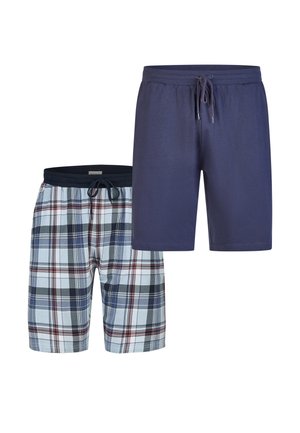 CLASSIC 2-PACK - Pyjamabroek - kariert dunkelblau