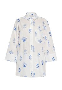 Button-down blouse - weiss