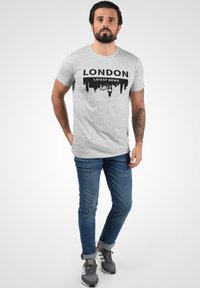 Solid SDCIMO - T-shirts print - light grey melange
