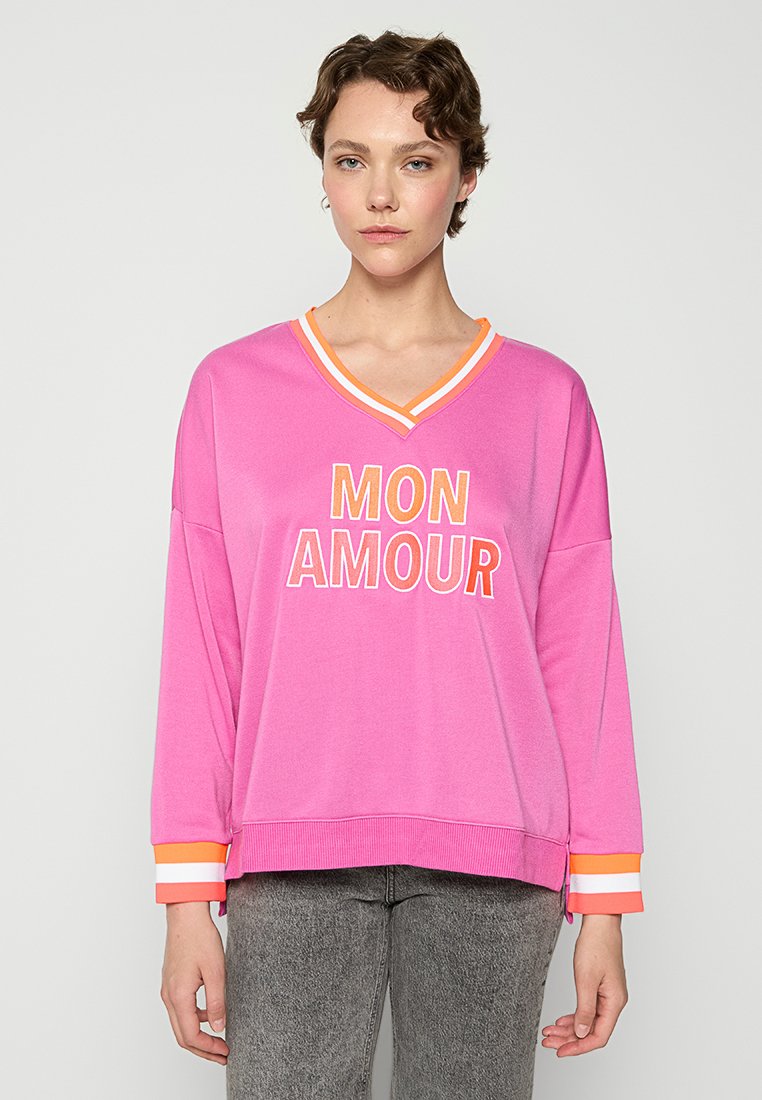 zwillingsherz Sweater donkerroze zwillingsherz Sweater donkerroze