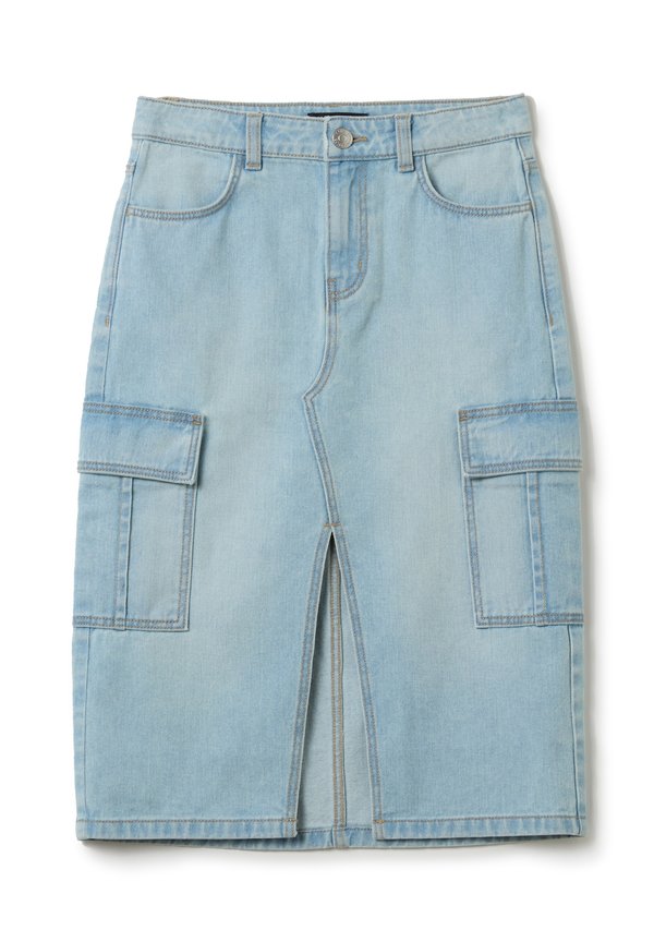 CARGO LONGUETTE  - Jeansrock - light wash