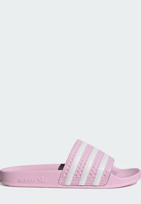 adidas Originals ADILETTE - Badesandaler - orchid fusion   cloud white   orchid fusion