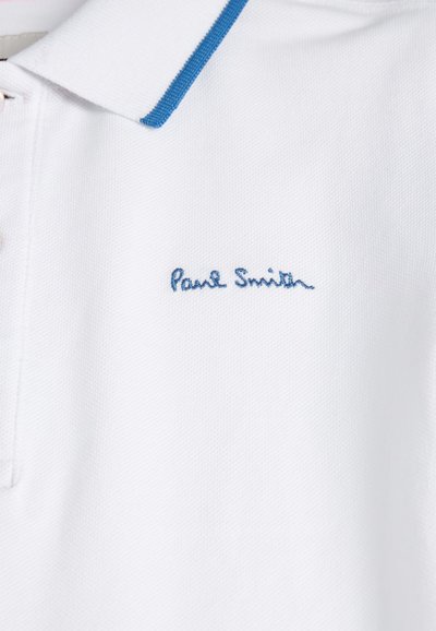 Paul Smith Junior SHORT SLEEVE SIGNATURE -REGULAR FIT - Pólóing - white