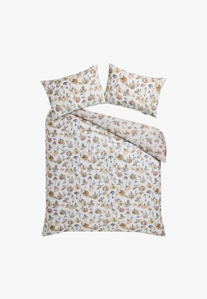 Next, AUTUMN PUMPKIN REVERSIBLE DUVET COVER AND PILLOWCASE SET - Linge de lit - natural