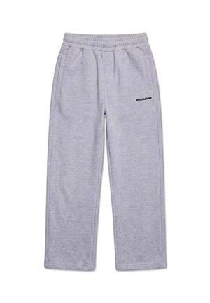 Pegador, PEGADOR LOOSE JOGGINGHOSE LOGO - Pantalones deportivos - grau melange