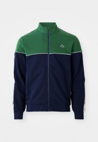 TENNIS JACKET - Sweatjakke - navy blue/green