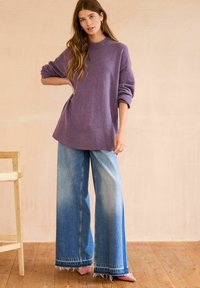 Next CREW NECK - Pulover - purple