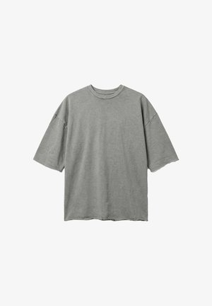 2Y Premium, 2Y PREMIUM OVERSIZED PULLOVER - Lihtne T-särk - grey