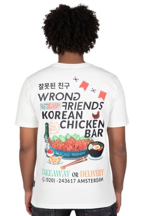 Wrong Friends SEOUL - Camiseta estampada - white