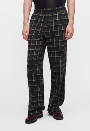 MISBHV, TARTAN TROUSERS - Долнище на анцуг - dark blue