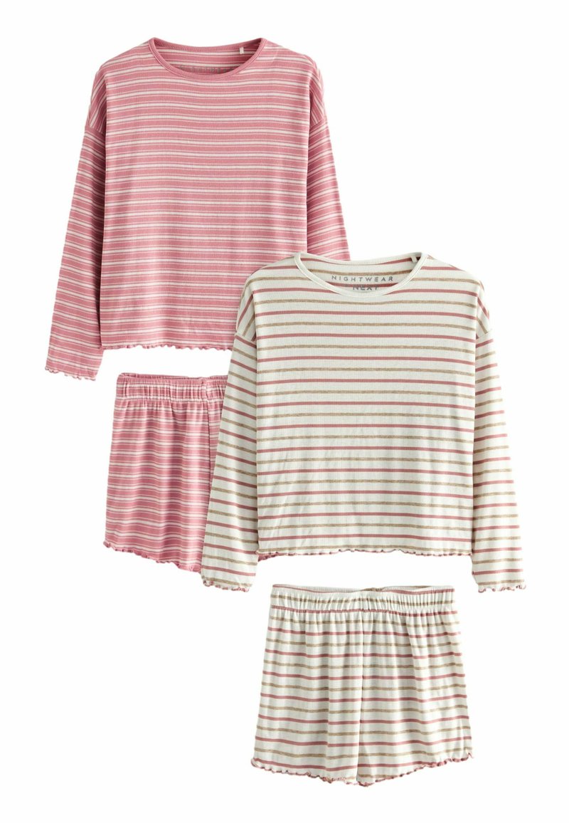 Next 2 PACK  - Pyjamas - pink white