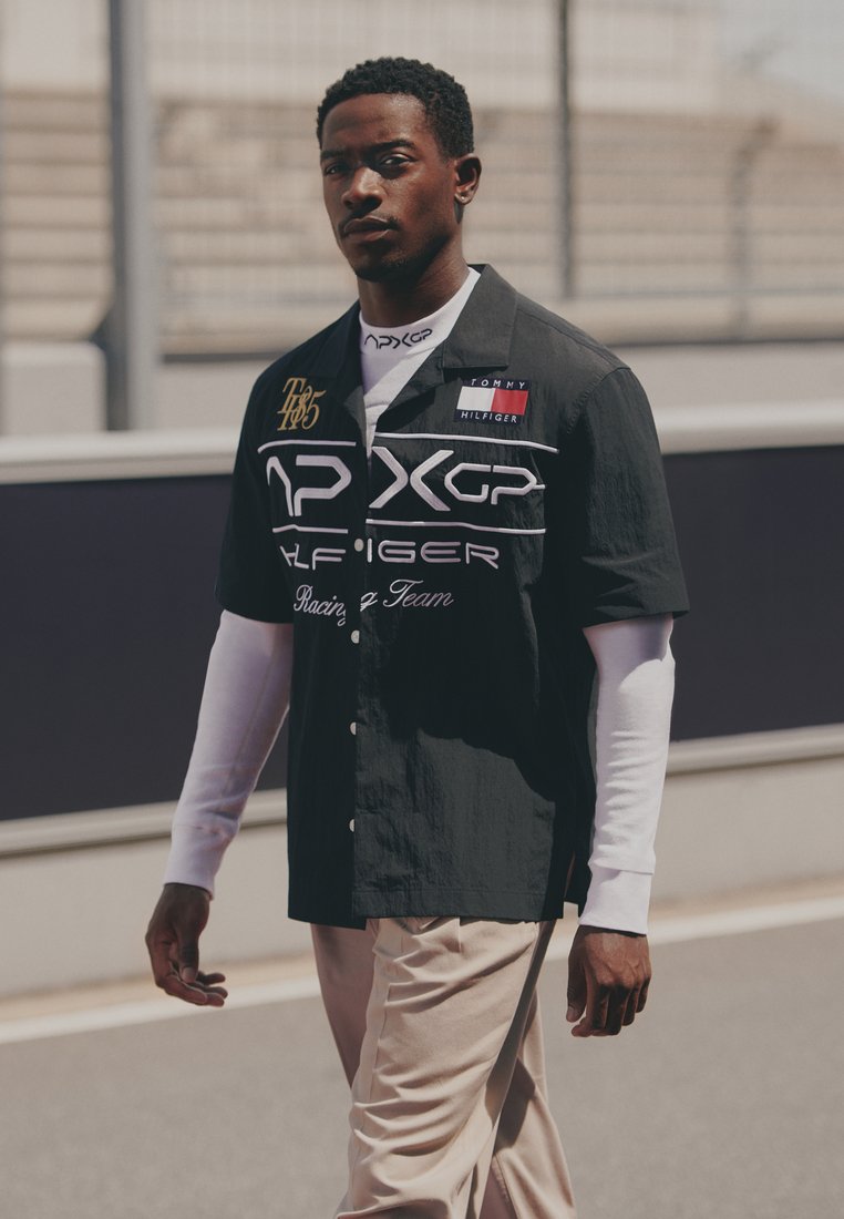 Tommy Hilfiger F1 MOVIE RACING SATIN SHIRT - Camisa - black