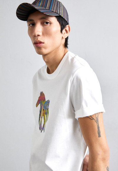 PS Paul Smith ZEBRA  - T-shirt print - white