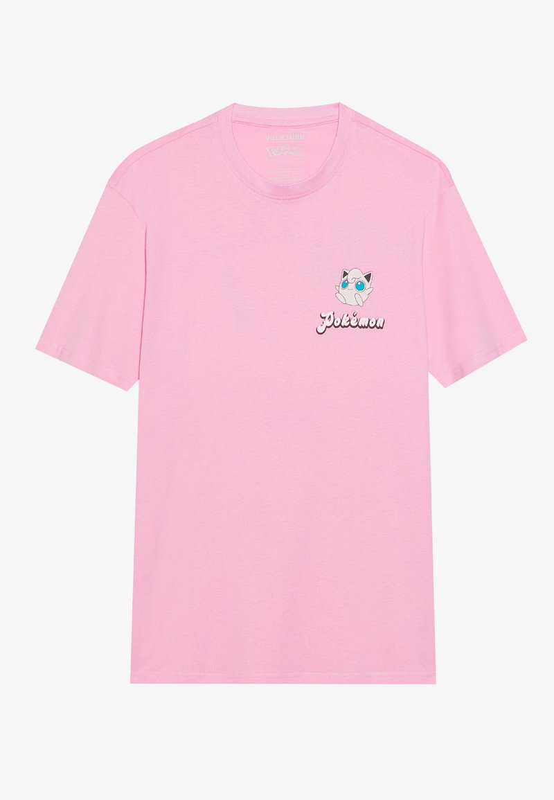 YOURTURN T-shirt print donkerroze YOURTURN T-shirt print donkerroze