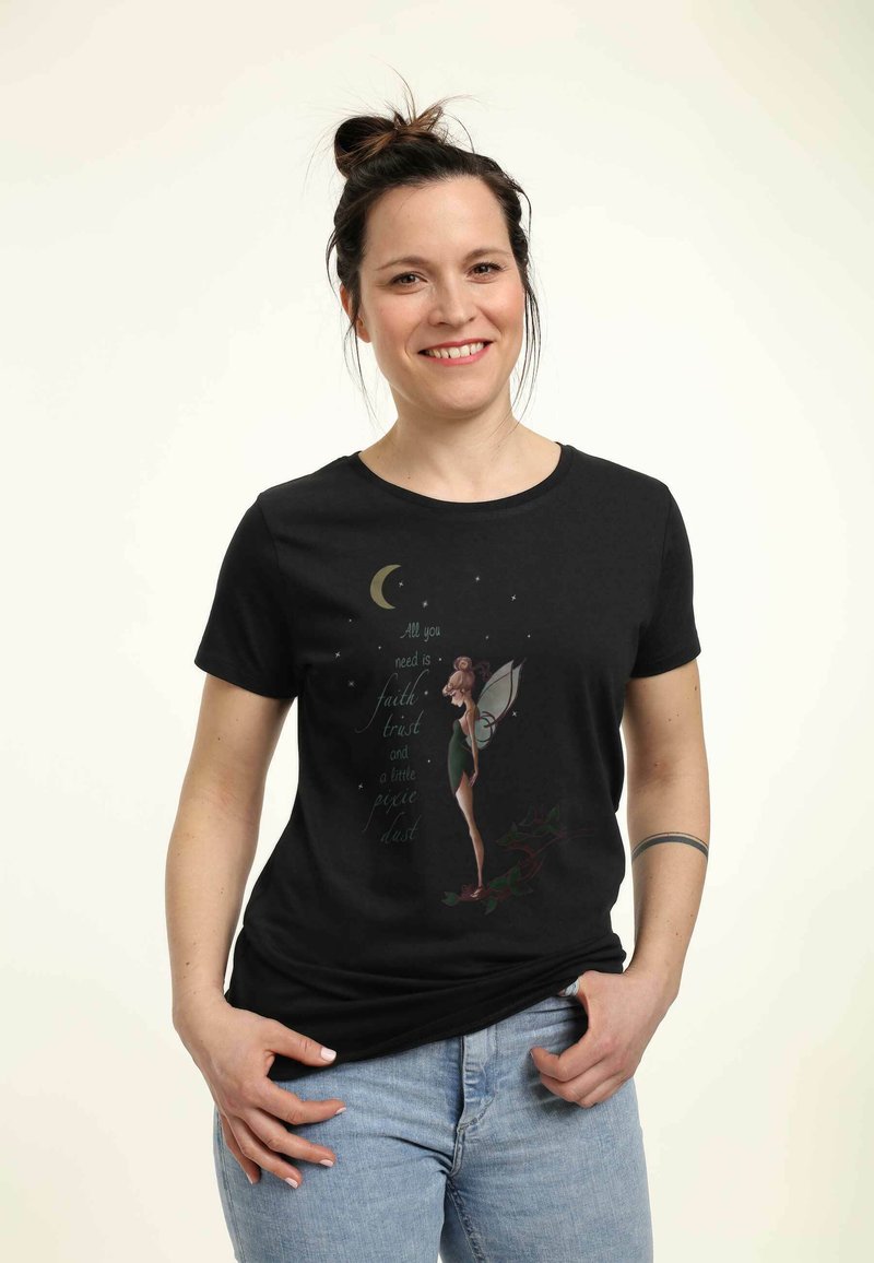 Henry Tiger Peter Pan Tink Fall - Print T-Shirt - Black - Zalando.de