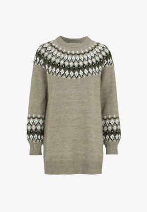 Cellbes of Sweden JACQUARD PATTERNED  SWEATER - Striktrøje - beige patterned