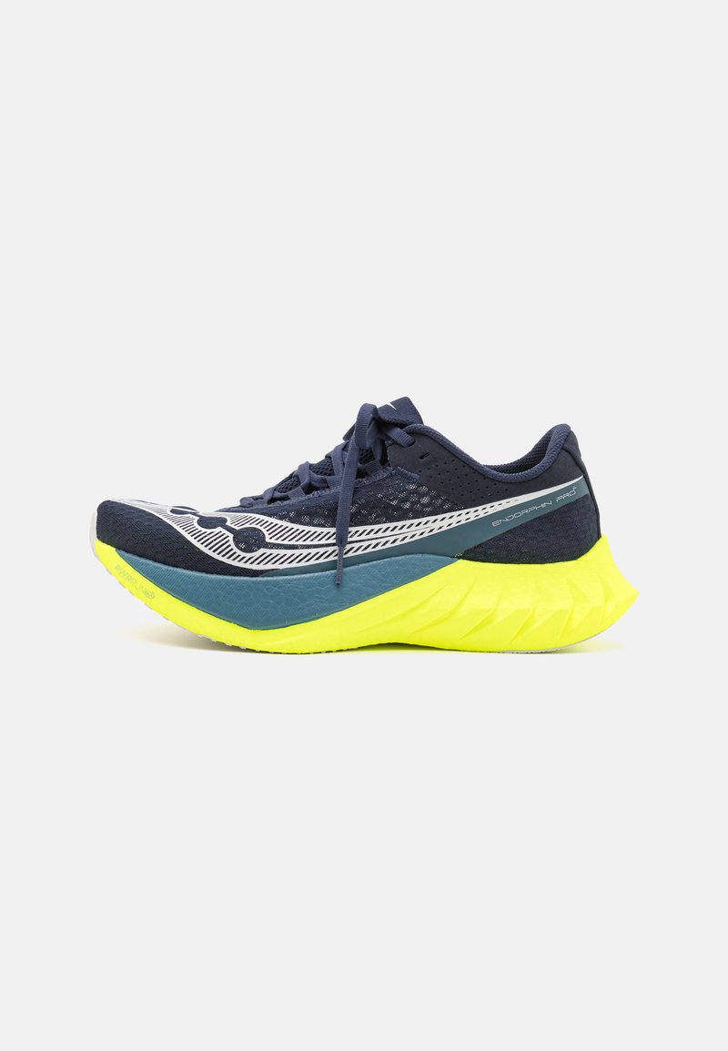 Saucony ENDORPHIN PRO 4 - Scarpe da corsa su strada - navy/citron