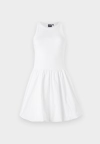 BUBBLE MIXED MEDIA - Day dress - optic white