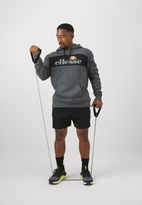 Ellesse CASLINO HOODIE - Sweatshirt com capuz - dark grey marl