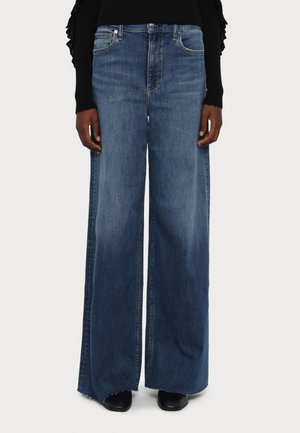 rag & bone FLEXI SOFIE HIGH RISE FULL LENGTH WIDE - Jeans relaxed fit - willow