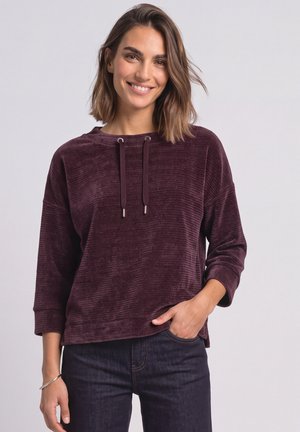 Street One, 3/4-ARM SHIRT MIT U-BOOT-AUSSCHNITT - T-shirt à manches longues - rustic rouge