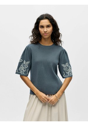 BESTICKTES - T-shirt print - dark slate