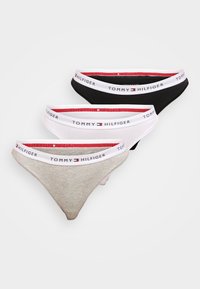 THONG 3 PACK - Tangice - medium grey heather/white/black