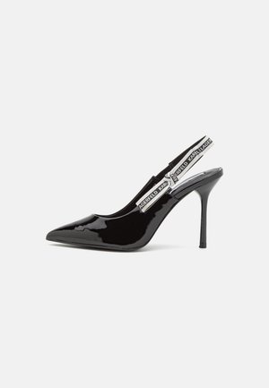 KARL LAGERFELD SARABANDE RIBBON SLING - Højhælede pumps - black