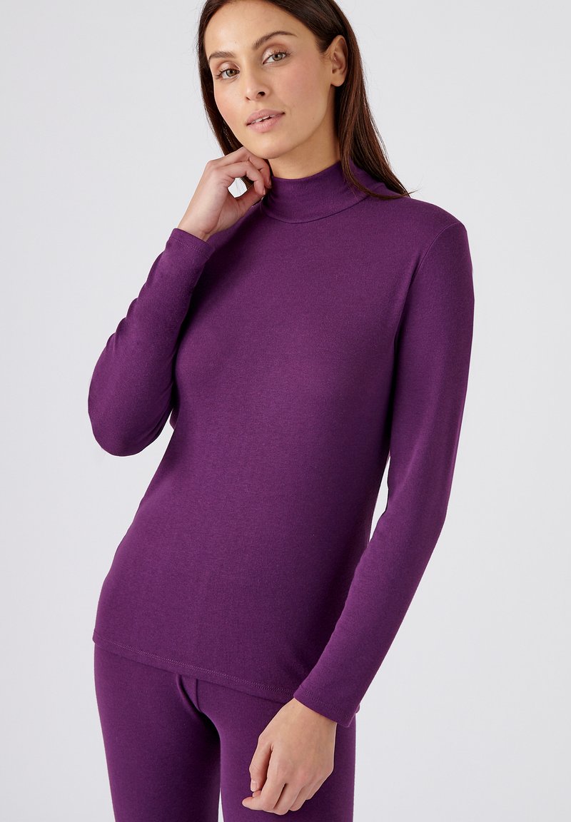 Damart FINE COL MONTANT THERMOLACTYL - Maglietta intima - violet
