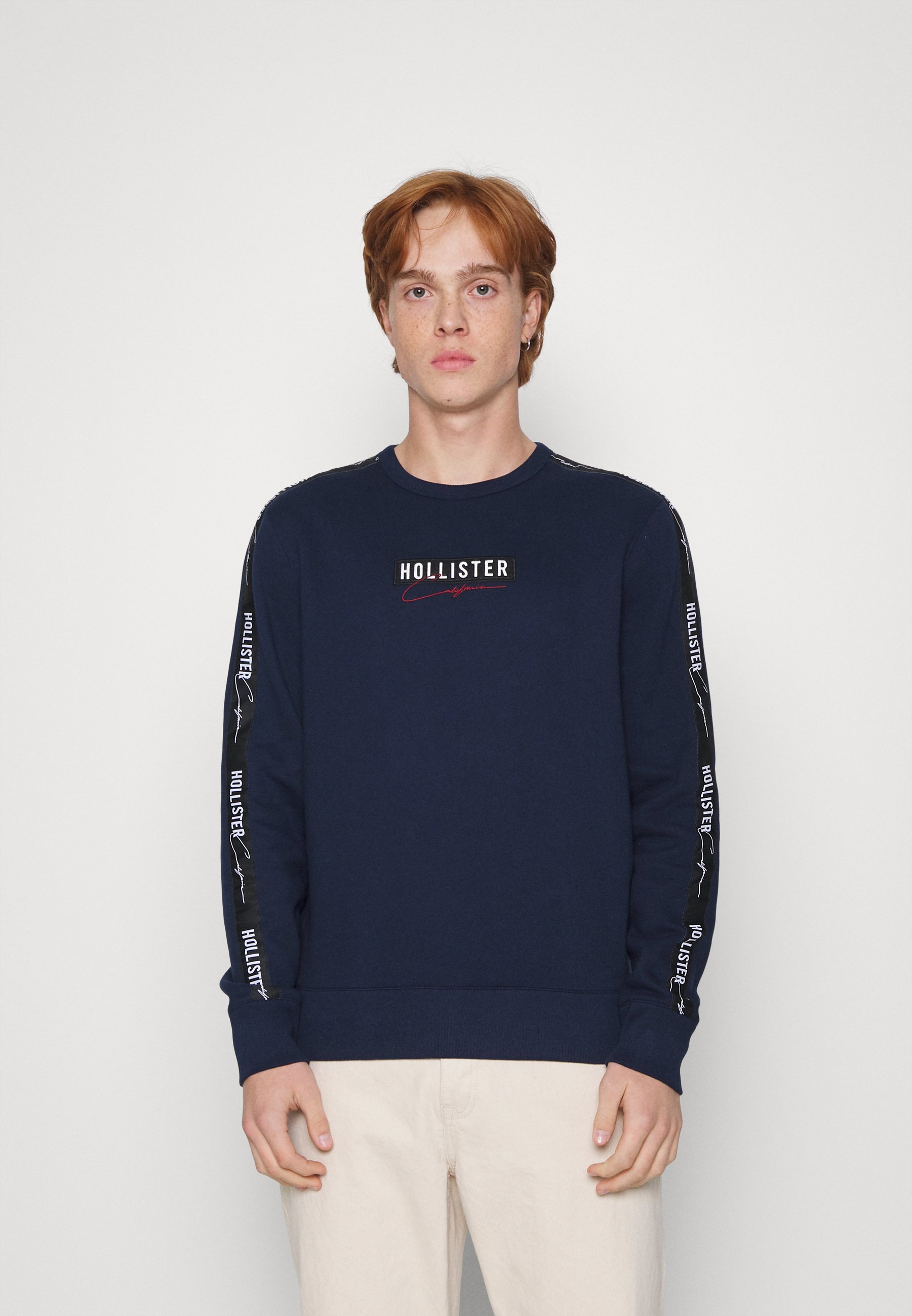 Hollister Co. TAPES TECH CREW - Sudadera - navy/azul marino - Zalando.es