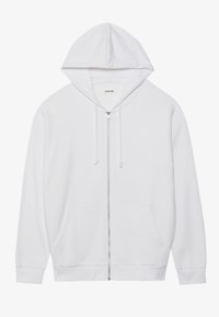 UNISEX - Bluză de molton cu fermoar - white