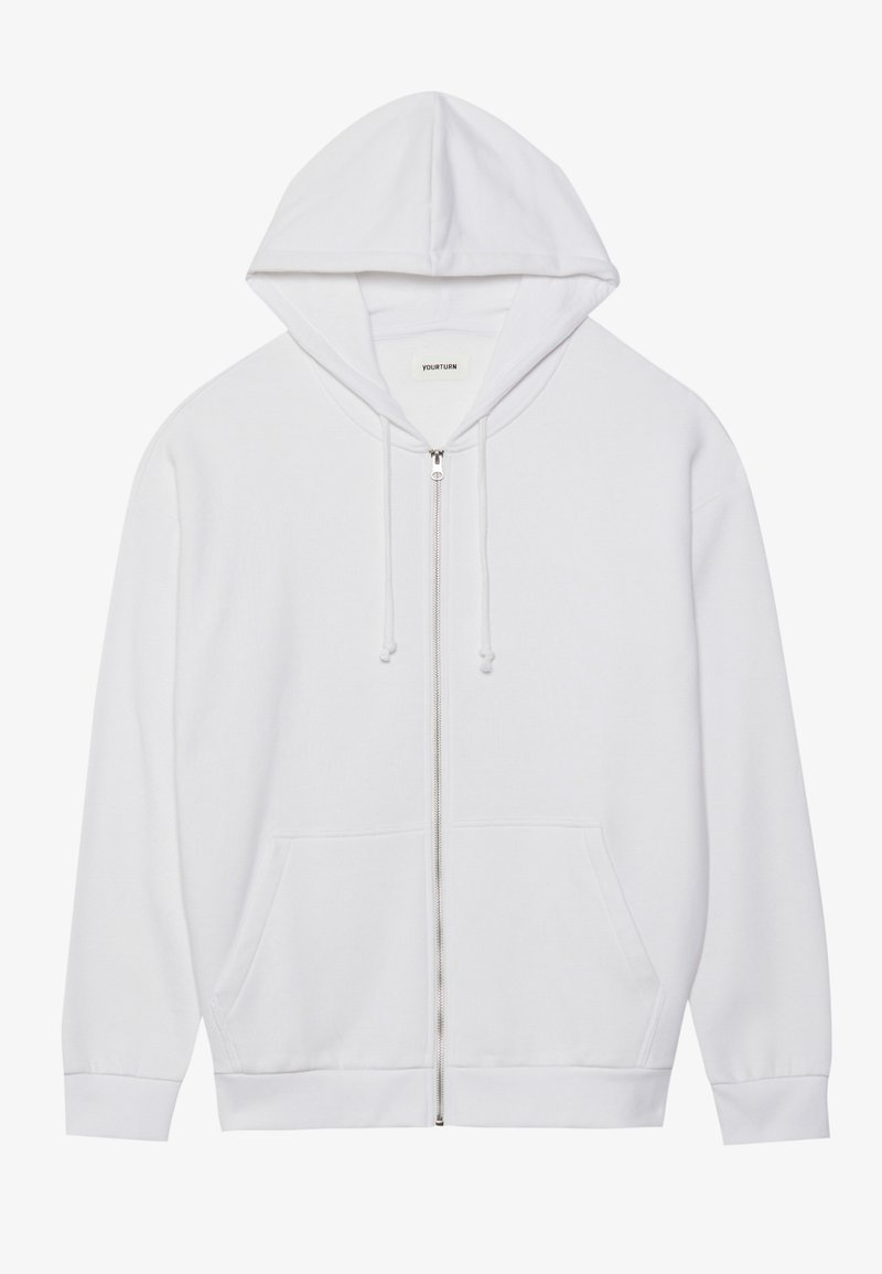 YOURTURN Sweater met rits wit YOURTURN Sweater met rits wit