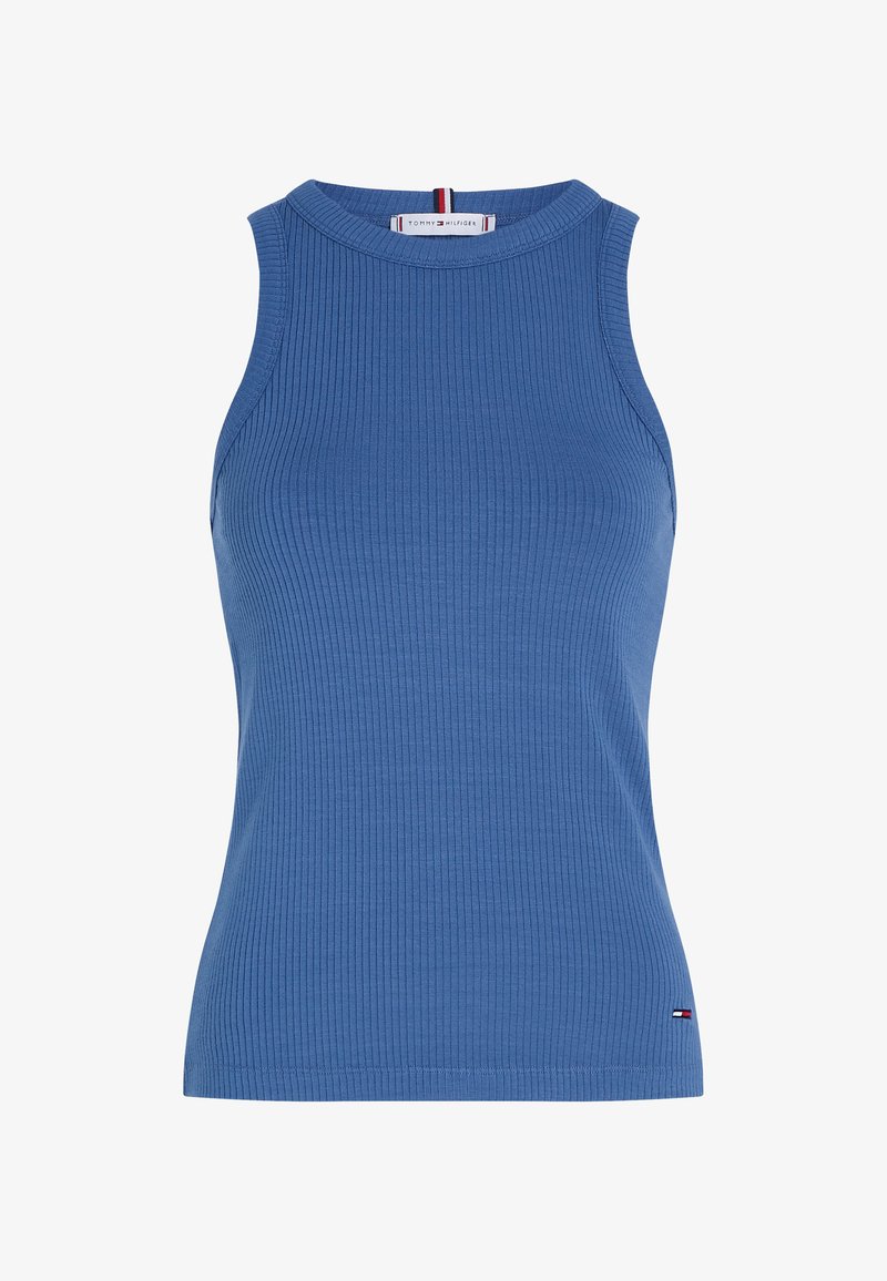 Tommy Hilfiger SLIM TANK - Top - blue