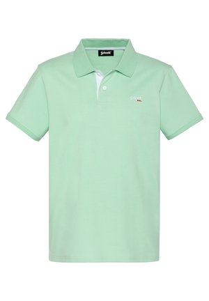 Schott PSMILTON - Poloshirt - vert pastel blanc
