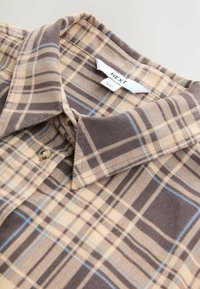 LONG SLEEVE - Overhemdblouse - brown cream check
