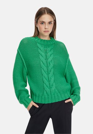 Strickpullover - bright basil leaf