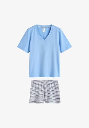 Next, REGULAR FIT - SHORT PYJAMAS SET . - Pidžaamakomplekt - blue geo