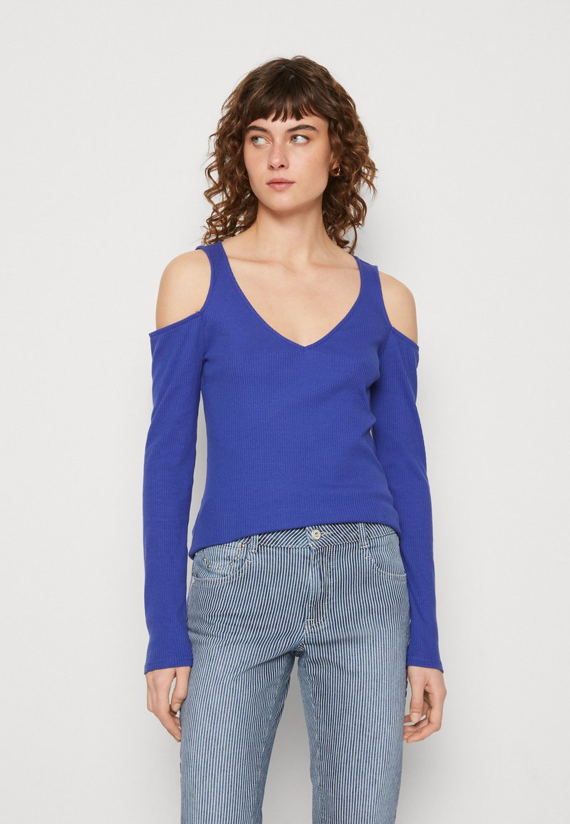 GAP COLD SHOULDER Long sleeved top blue Zalando.co.uk