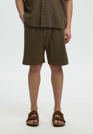 Selected SHORTS RELAXED FIT - Tepláky - turkish coffee