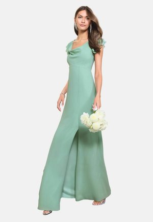REGULAR FIT - BRIDESMAID FLUTTER SLEEVE COWL   - Ballkleid - sage green