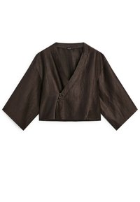 CROSSOVER KIMONO - Summer jacket - dark purple