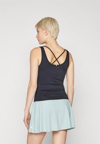 Björn Borg ACE DEEP V TANK - Viršus - black beauty