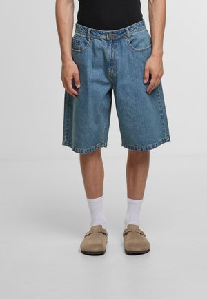 SKATER - Jeans Shorts - midbluewashed
