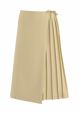 HYPEDROP, MIDI SKIRT HDDAPHNE MW PLEATED - Jupe trapèze - irish cream