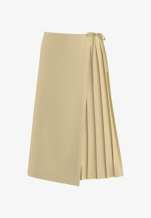 HYPEDROP, MIDI SKIRT HDDAPHNE MW PLEATED - Jupe trapèze - irish cream