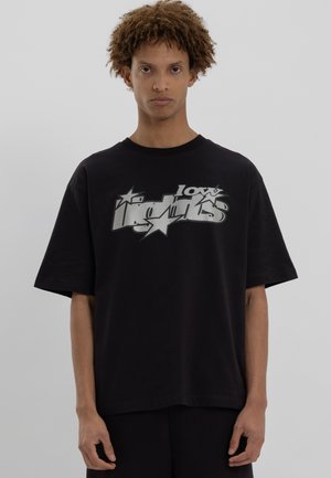 LOW LIGHTS STUDIOS® LUCKY 7 - Print T-shirt - black